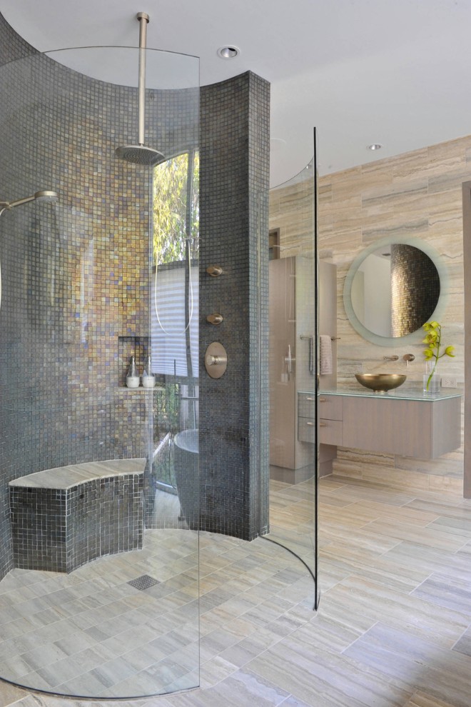 Mẫu vách kính phòng tắm thiết kế hiện đại, đẹp nhất