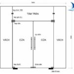 Tiêu chuẩn kích thước cửa kính thuỷ lực theo phong thuỷ